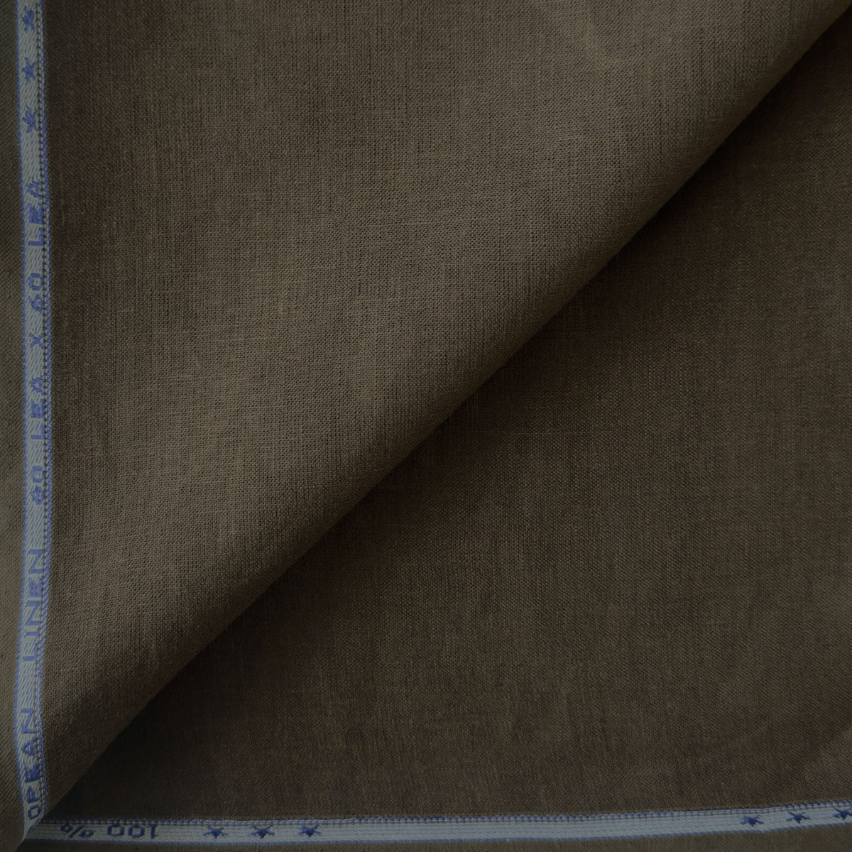 Chocolate Brown 60 LEA Linen Fabric