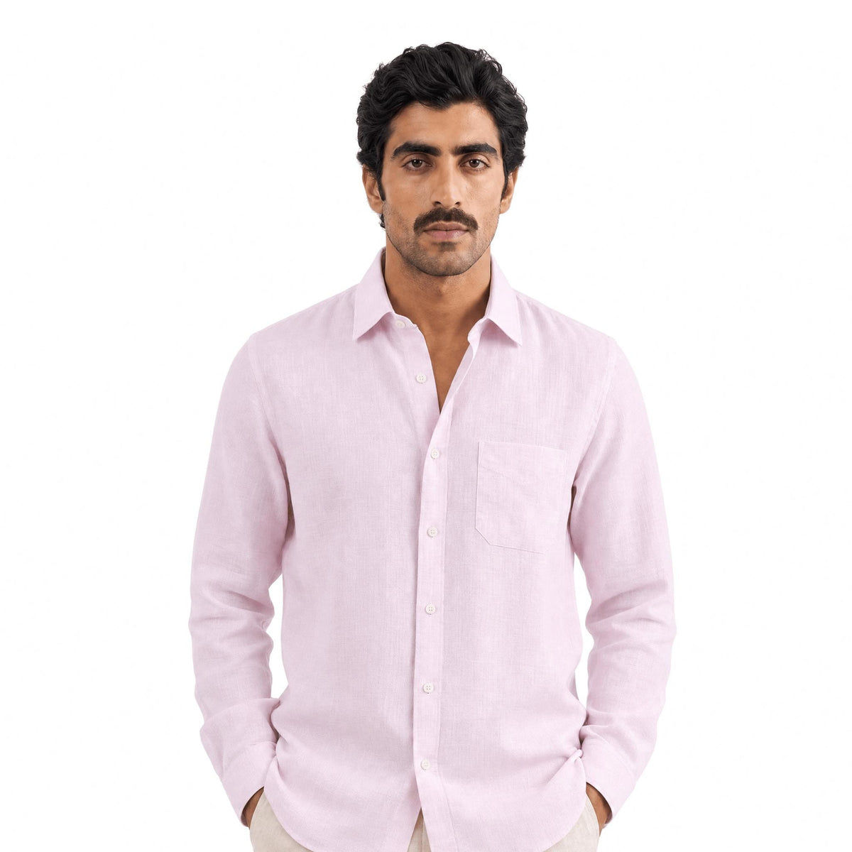 Cotton Candy 60 LEA Linen Fabric