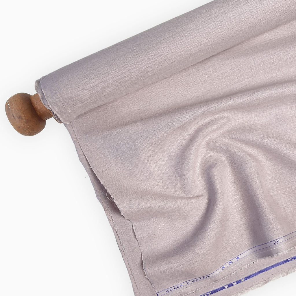 Dusty Lilac 60 LEA Linen Fabric