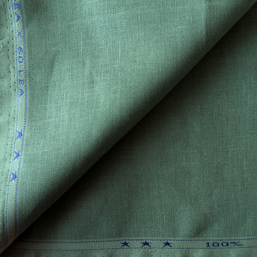 Dusty Mint Green 60 LEA Linen Fabric