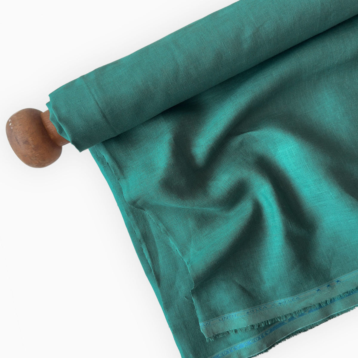 Emerald Green 60 LEA Linen Fabric