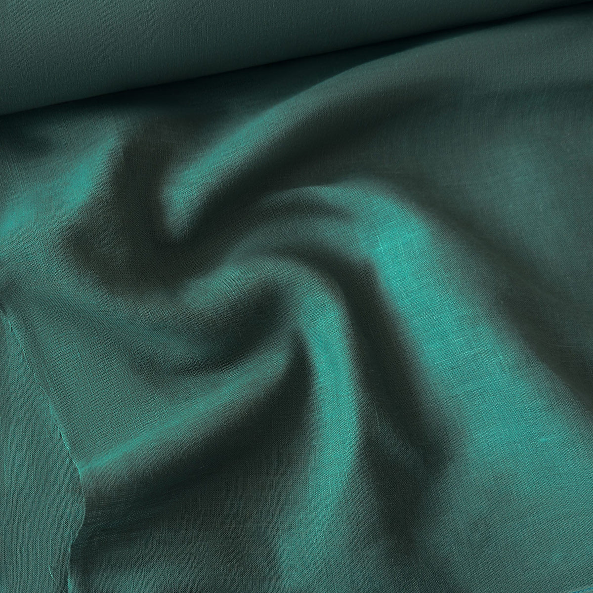 Emerald Green 60 LEA Linen Fabric