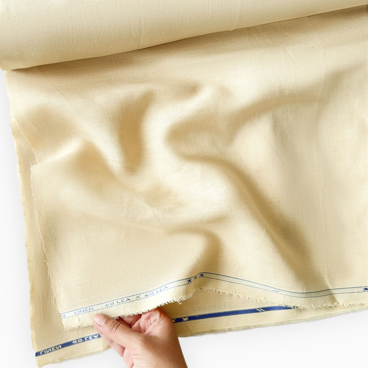 Khaki 60 LEA Linen Fabric