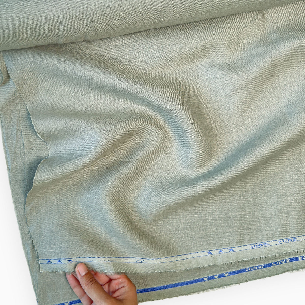 Light Grey 60 LEA Linen Fabric