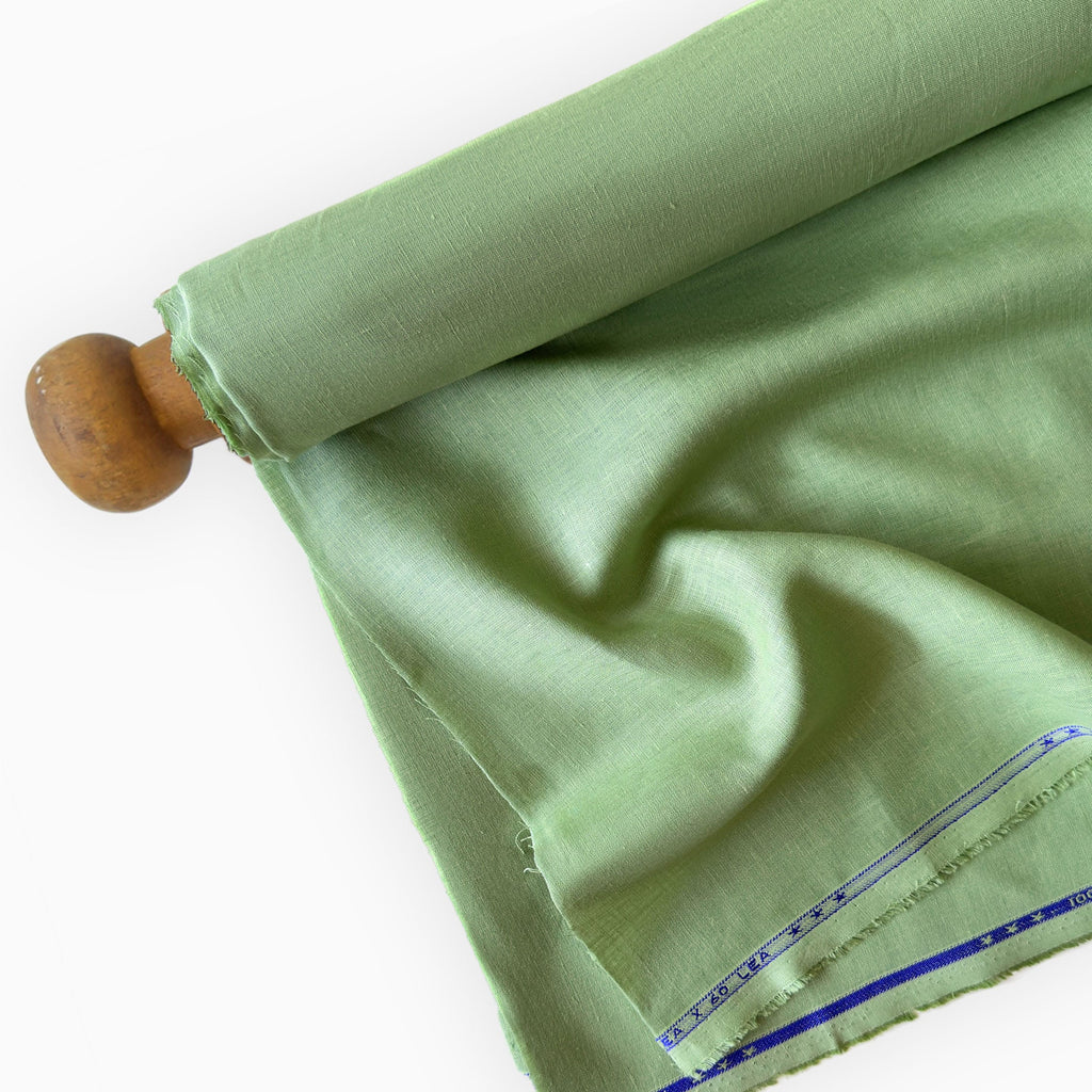 Light Olive Green 60 LEA Linen Fabric