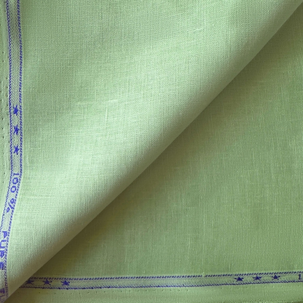 Light Olive Green 60 LEA Linen Fabric