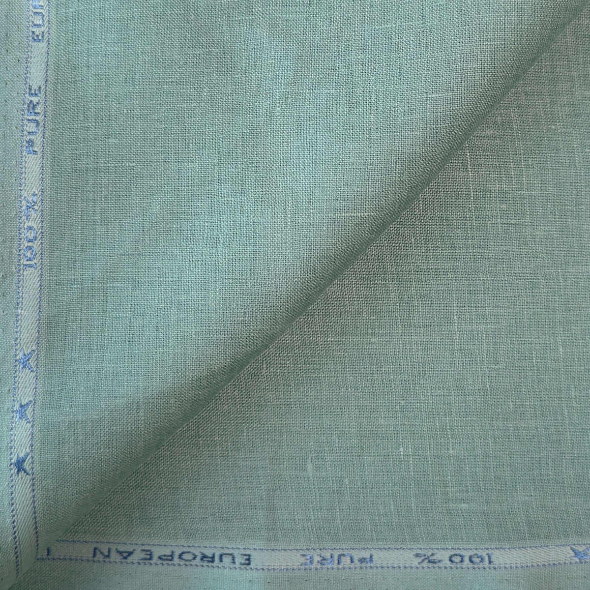Light Sea Green 60 LEA Linen Fabric