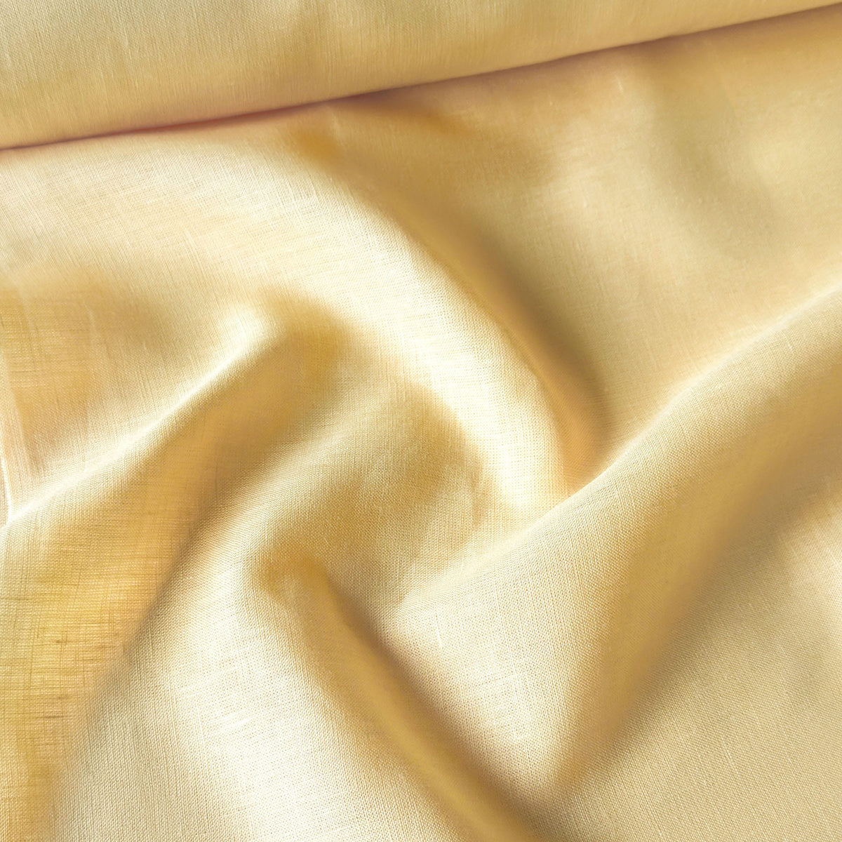 Mango Yellow 60 LEA Linen Fabric