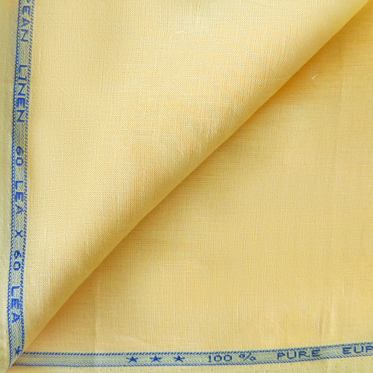 Mango Yellow 60 LEA Linen Fabric