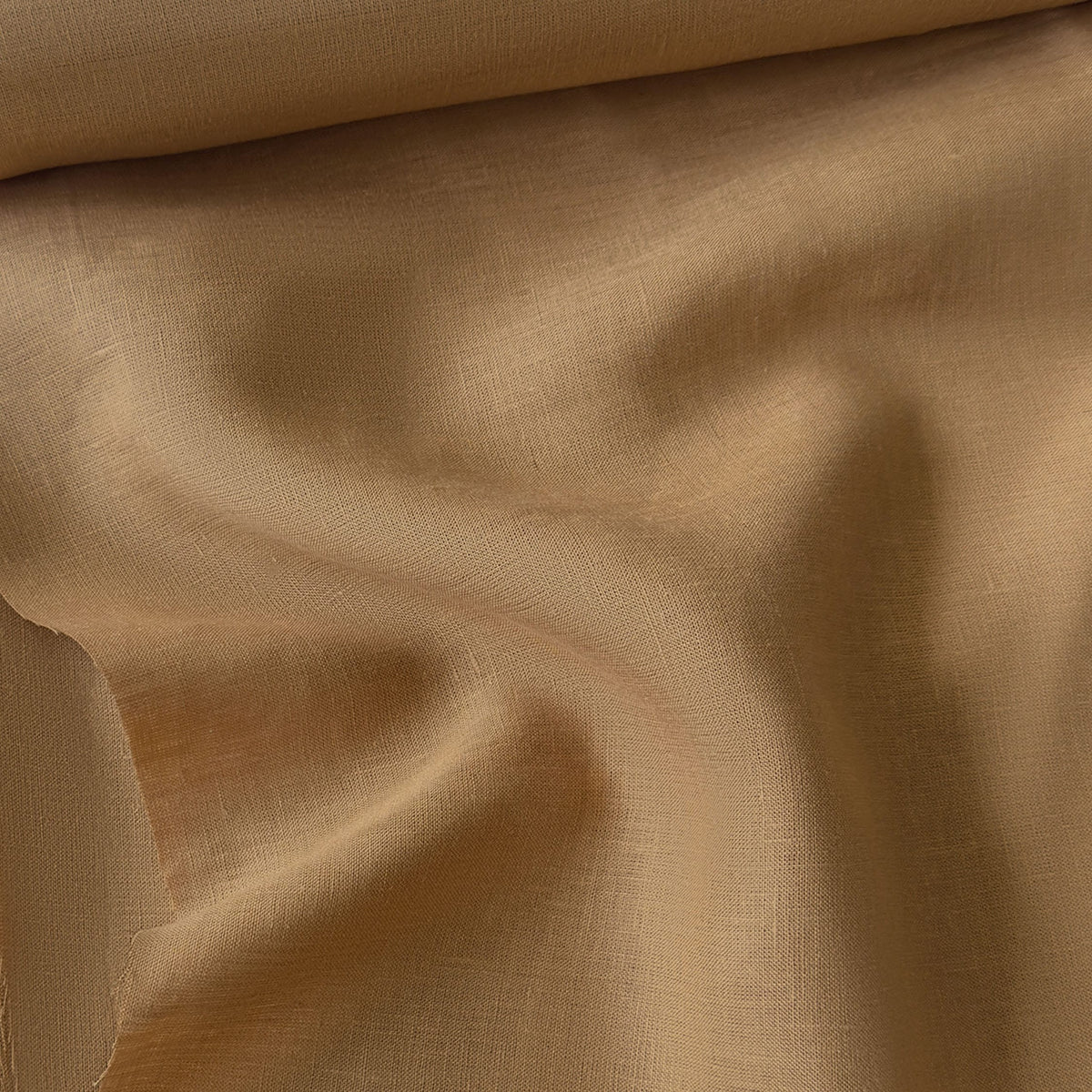 Mud Brown 60 LEA Linen Fabric
