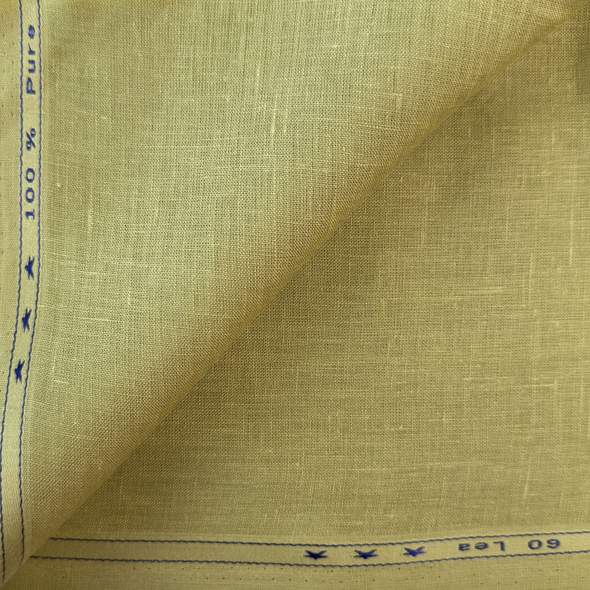 Muted Lime 60 LEA Linen Fabric