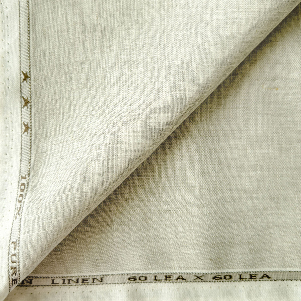 Natural Grey 60 LEA Linen Fabric