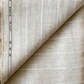 Natural Grey & Beige Stripes 60 LEA Linen