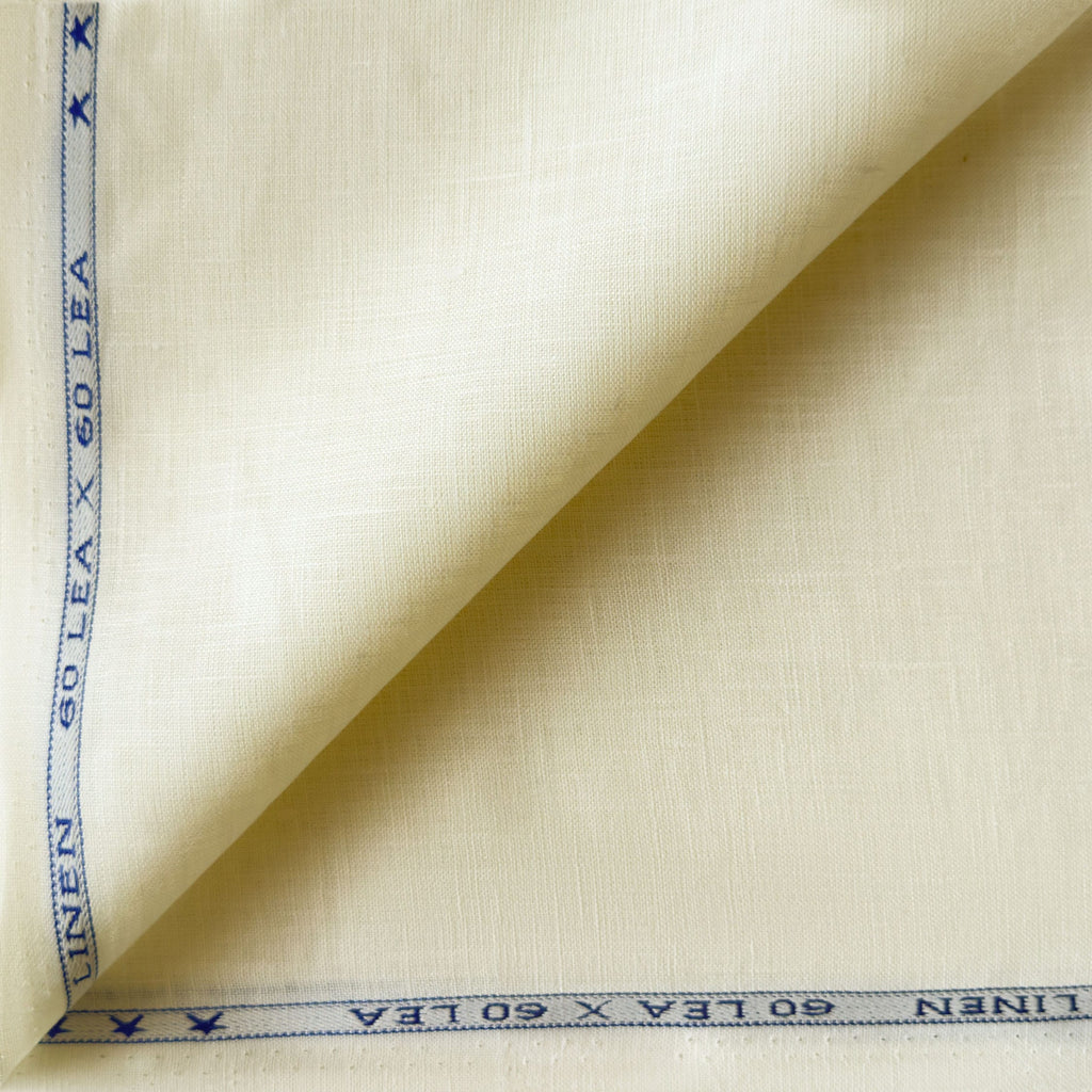 Off-White 60 LEA Linen Fabric