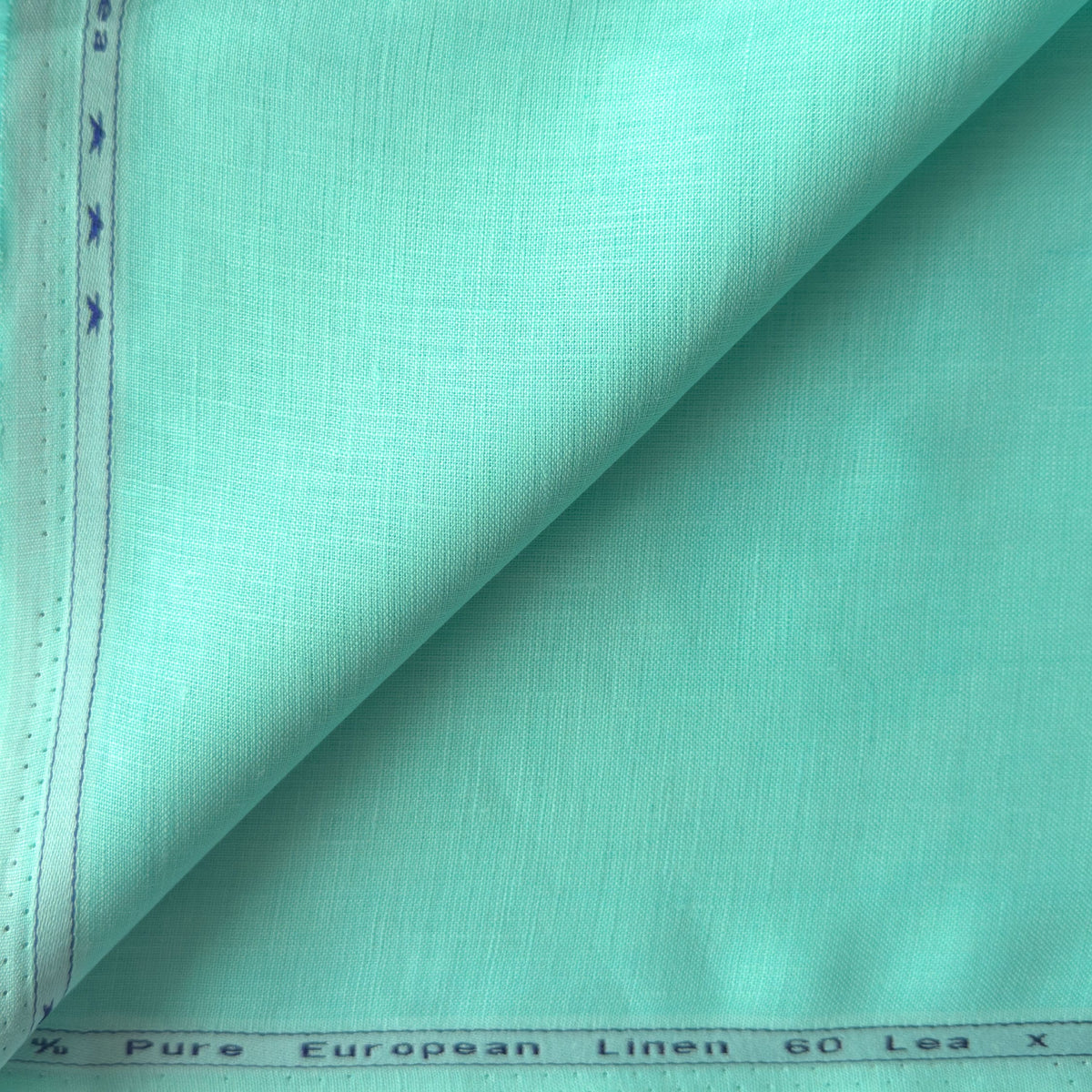 Pale Turquoise 60 LEA Linen Fabric