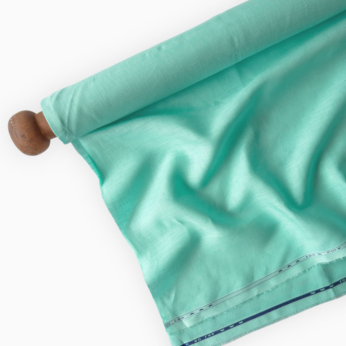 Pale Turquoise 60 LEA Linen Fabric