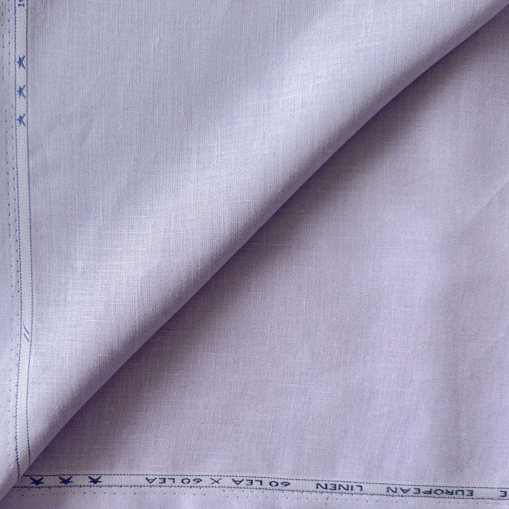 Pastel Lilac 60 LEA Linen Fabric