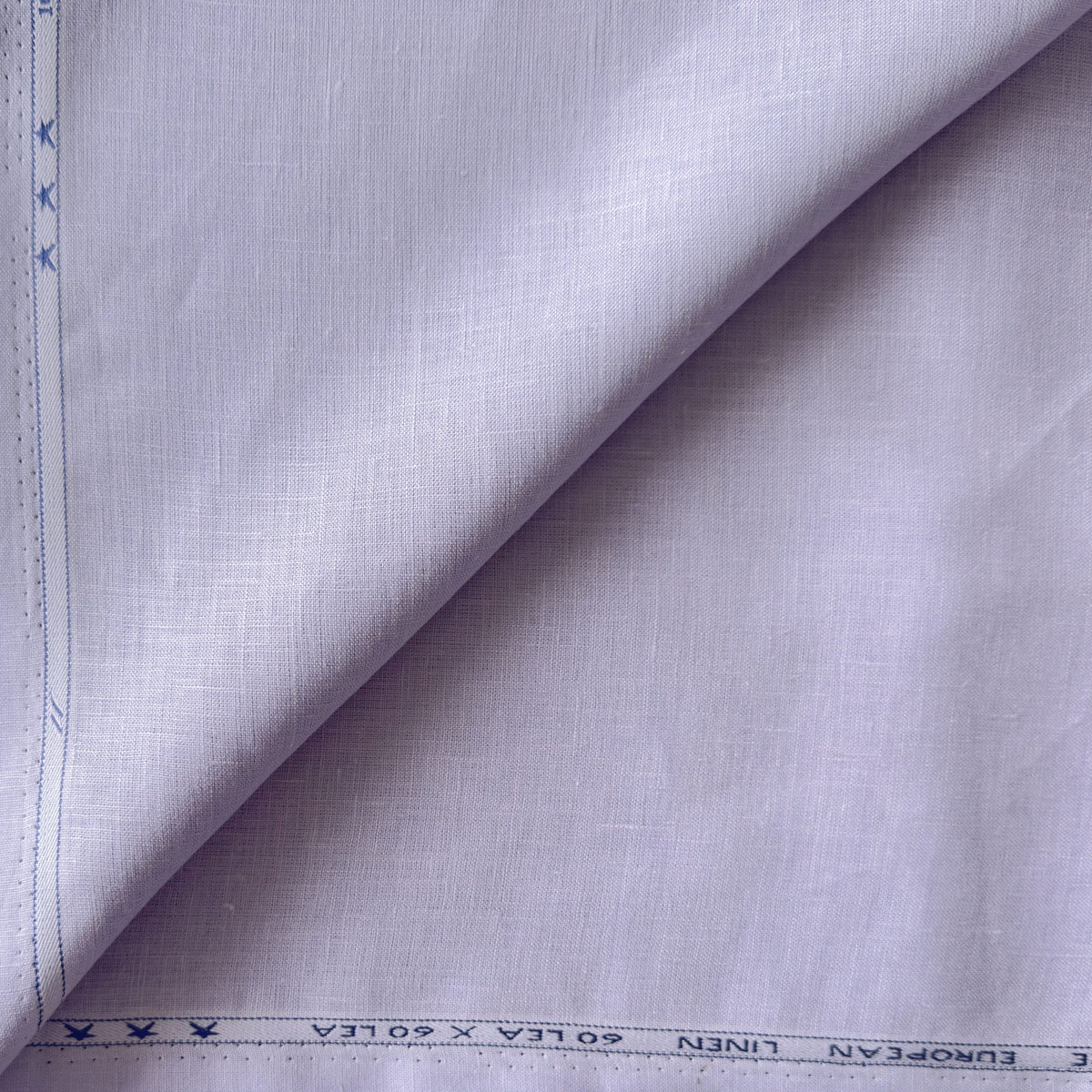 Pastel Lilac 60 LEA Linen Fabric