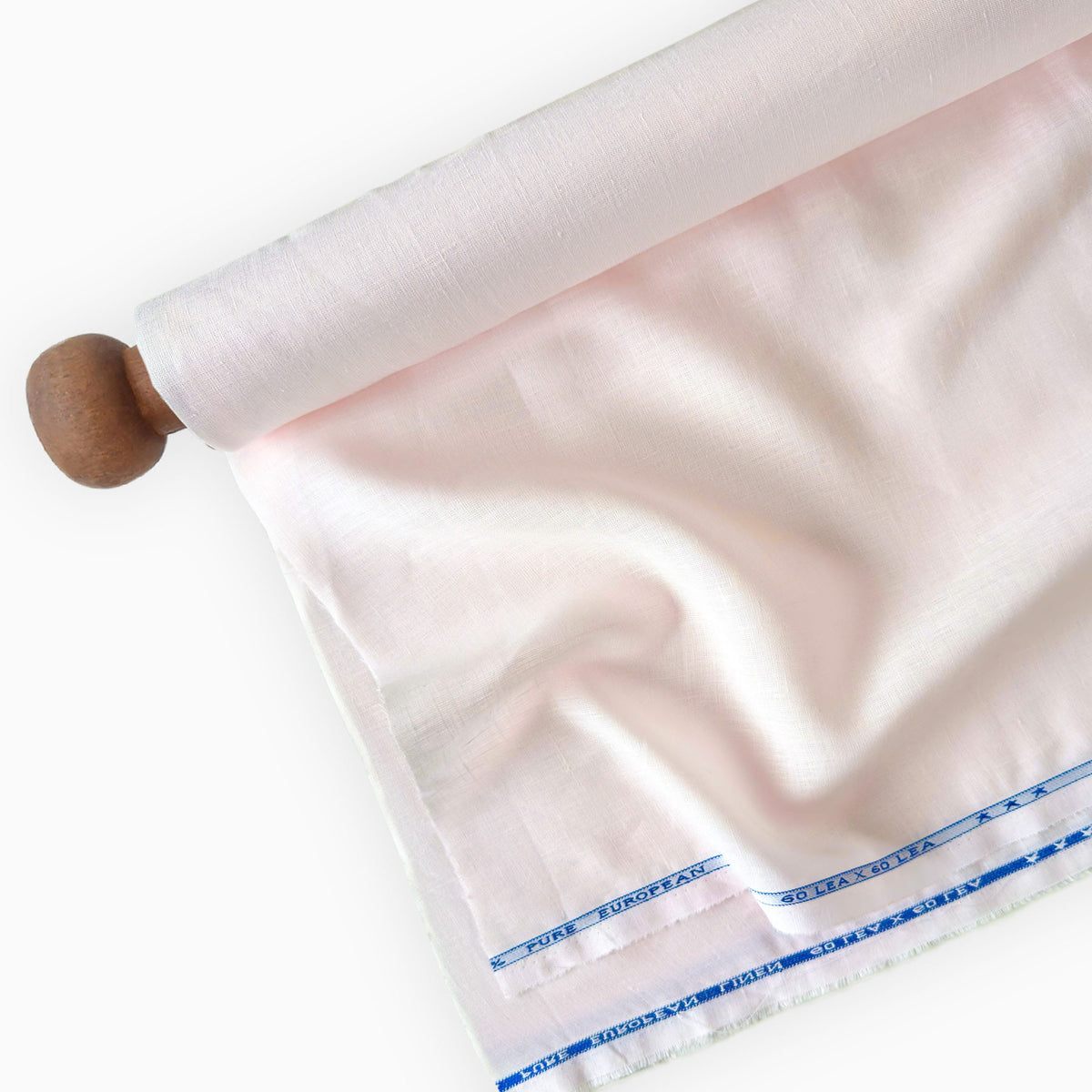 Pastel Pink 60 LEA Linen Fabric