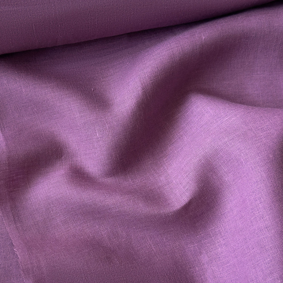 Plum 60 LEA Linen Fabric