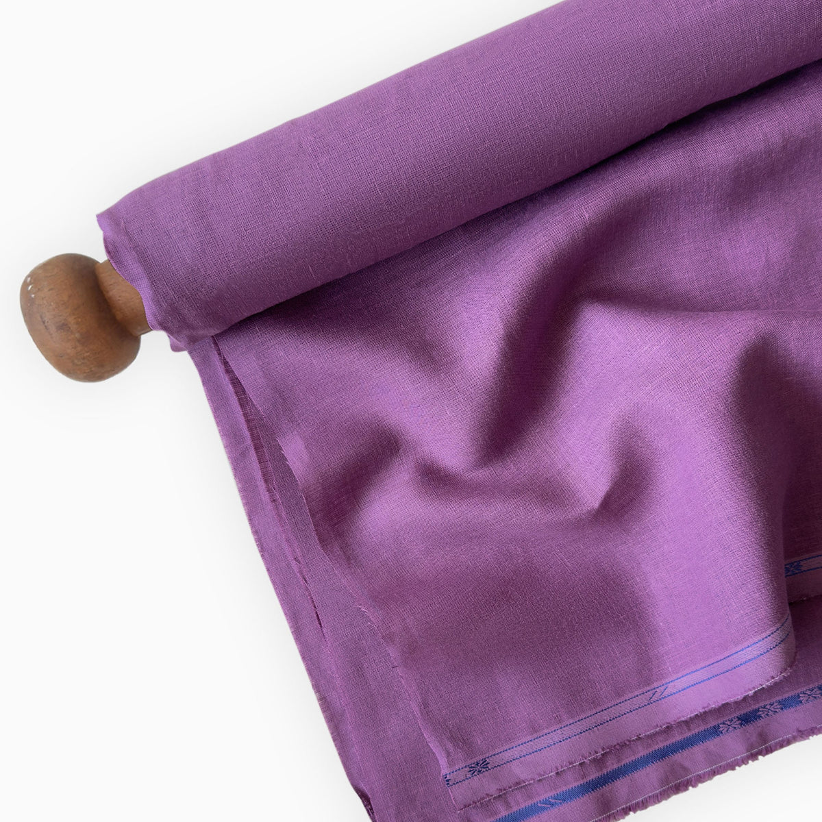 Plum 60 LEA Linen Fabric