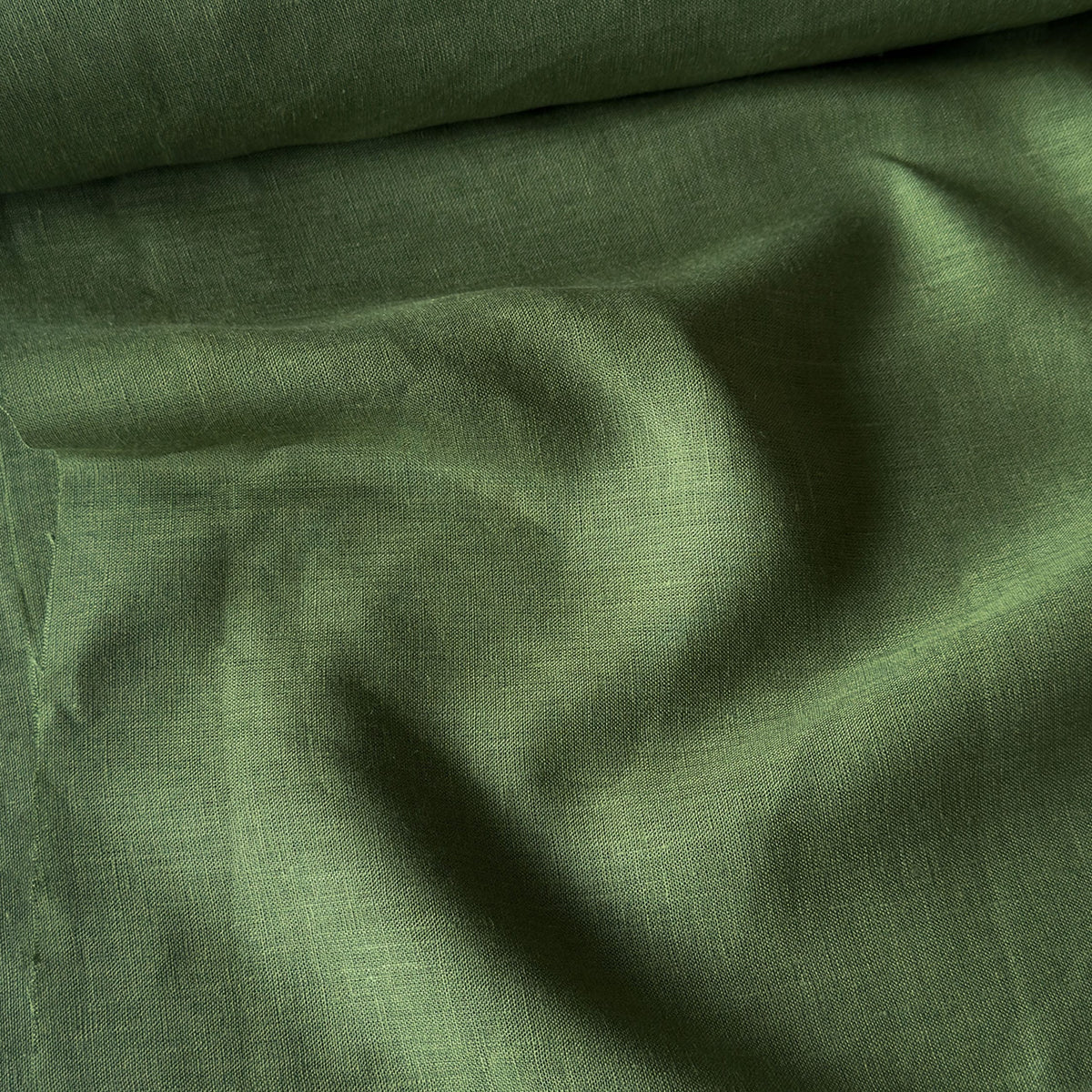 Sage Green 60 LEA Linen Fabric