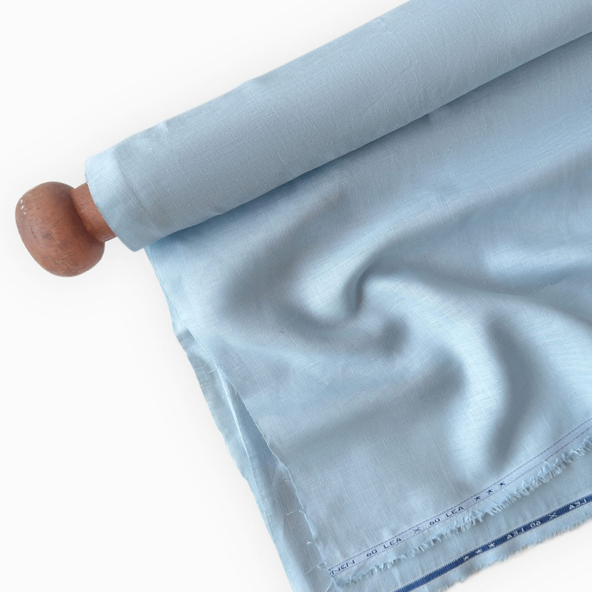 Sky Blue 60 LEA Linen Fabric