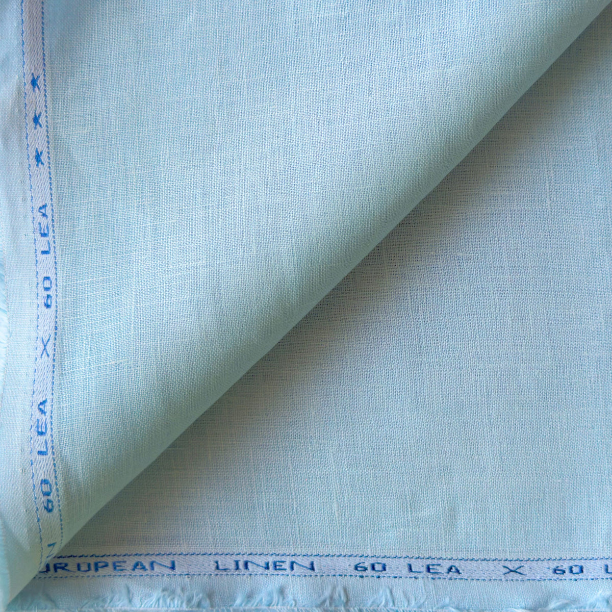 Sky Blue 60 LEA Linen Fabric
