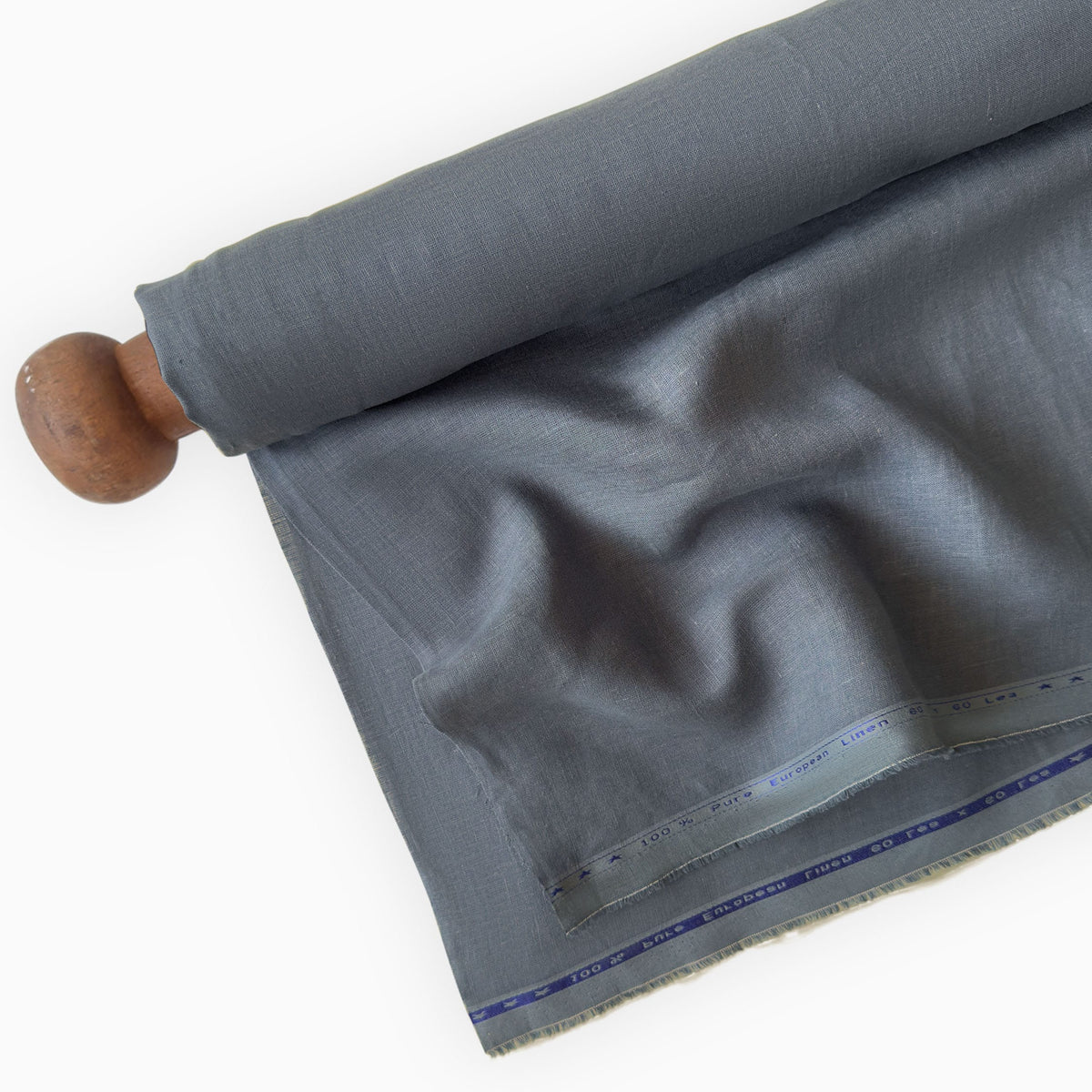 Slate Grey 60 LEA Linen Fabric