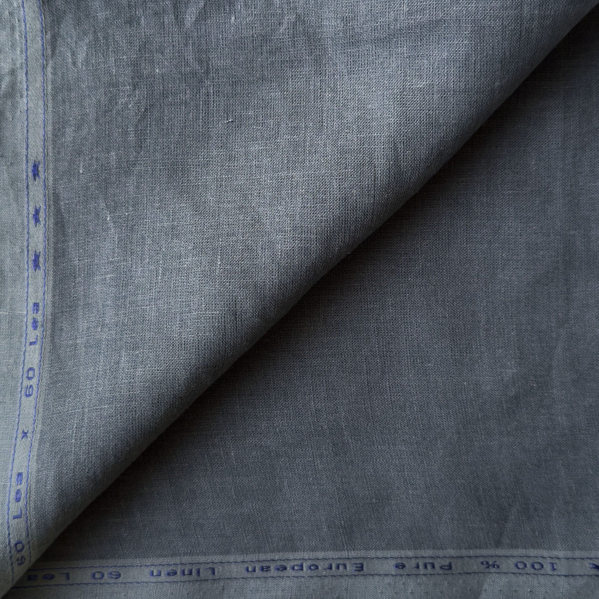 Slate Grey 60 LEA Linen Fabric