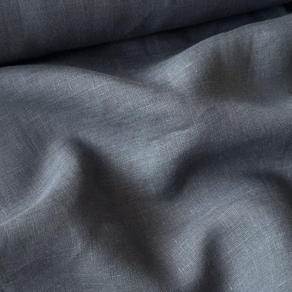Slate Grey 60 LEA Linen Fabric