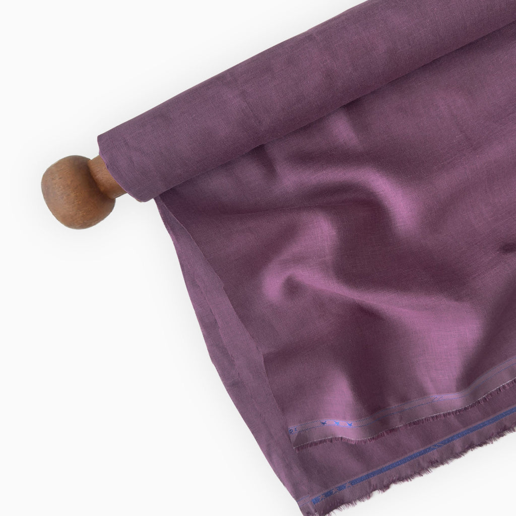 Wine 60 LEA Linen Fabric