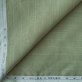 Dusty Green & White Stripes 60 LEA Linen Fabric