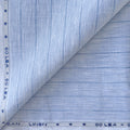 Light Denim & Blue Stripes 60 LEA Linen Fabric