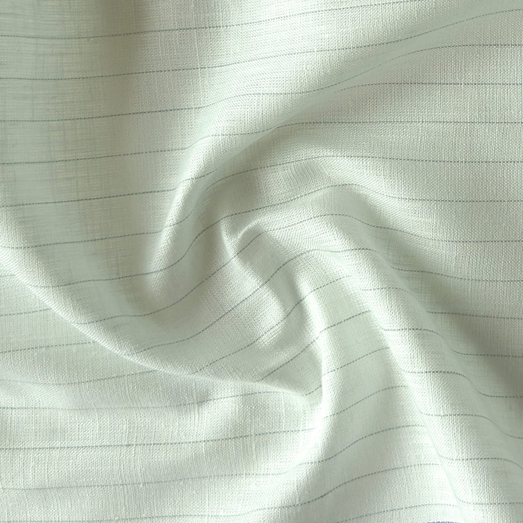 Light Green & Dark Green Stripes 60 LEA Linen Fabric