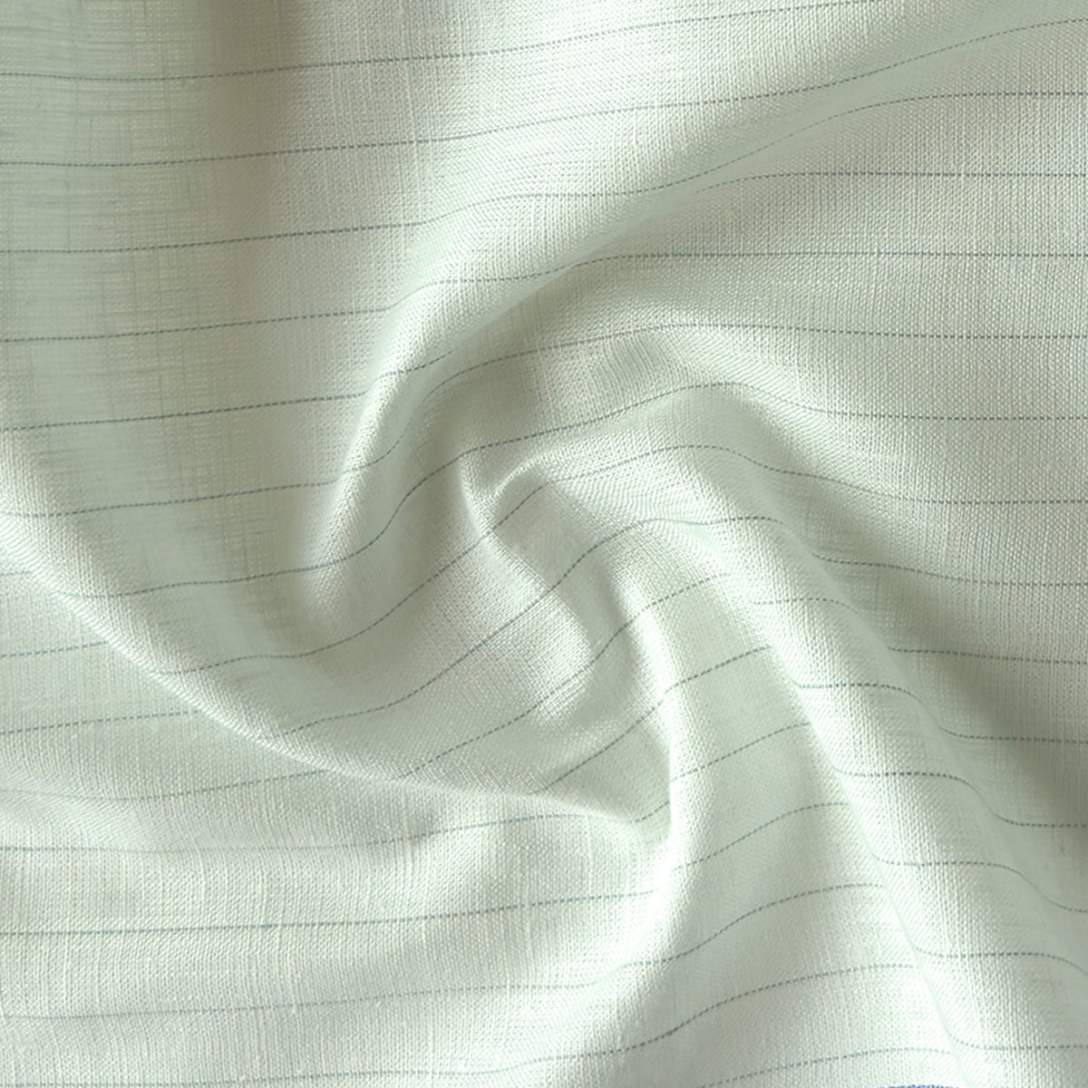 Light Green & Dark Green Stripes 60 LEA Linen Fabric