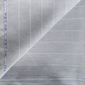 Powder Grey & White Stripes 60 LEA Linen Fabric