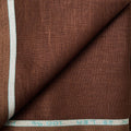 Chocolate Brown 25 LEA Linen Fabric