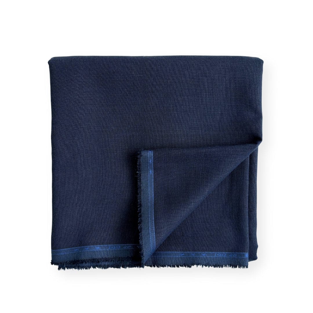Dark Blue 25 LEA Linen Fabric