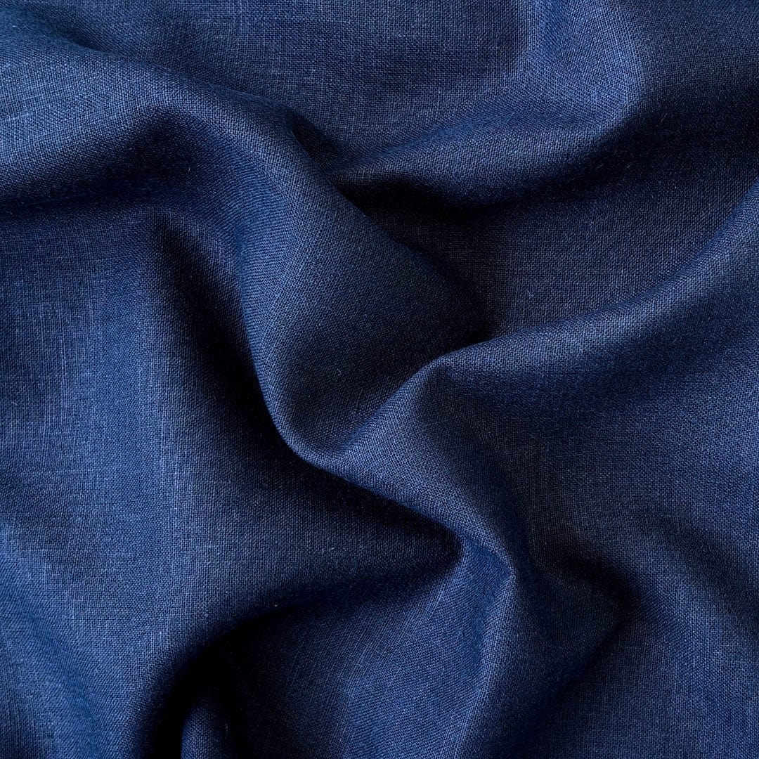 Dark Blue 25 LEA Linen Fabric