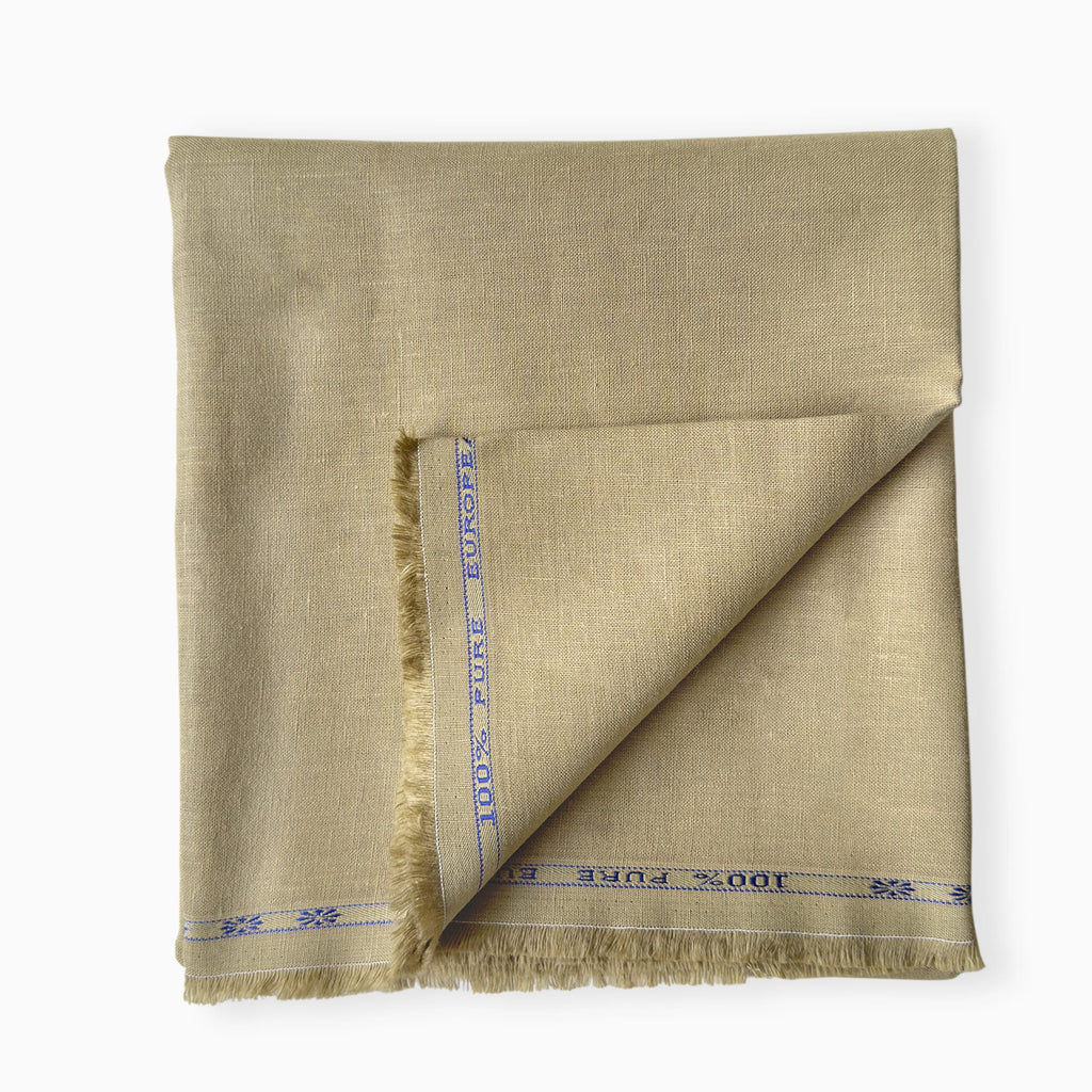 Earthy Brown 25 LEA Linen Fabric