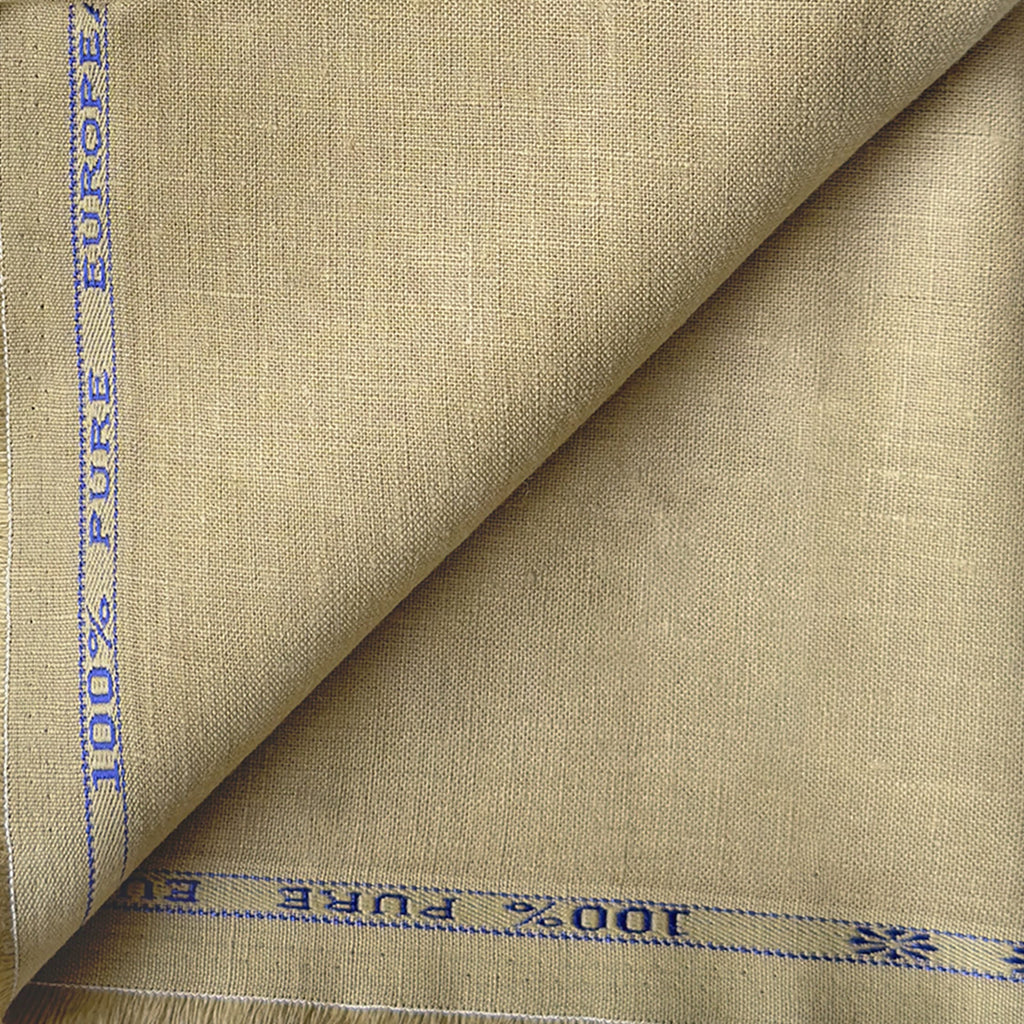 Earthy Brown 25 LEA Linen Fabric