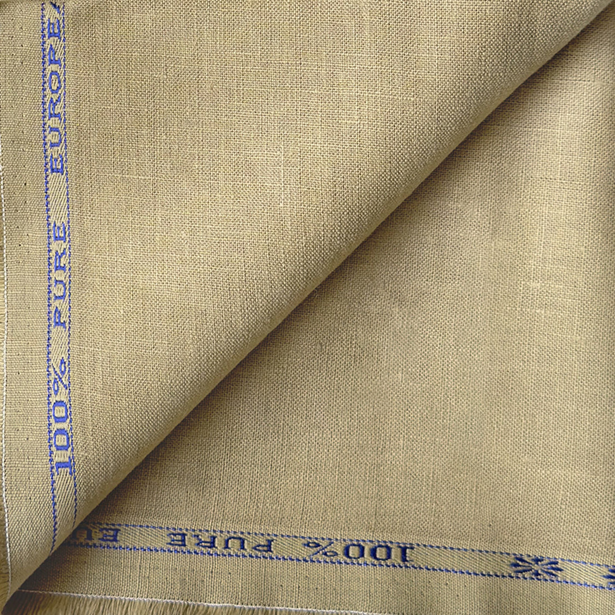 Earthy Brown 25 LEA Linen Fabric