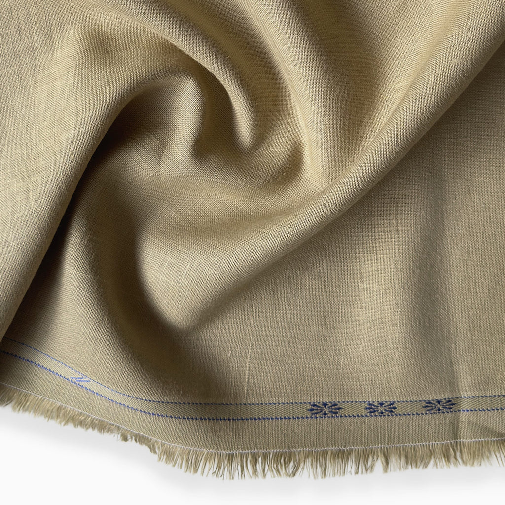 Earthy Brown 25 LEA Linen Fabric