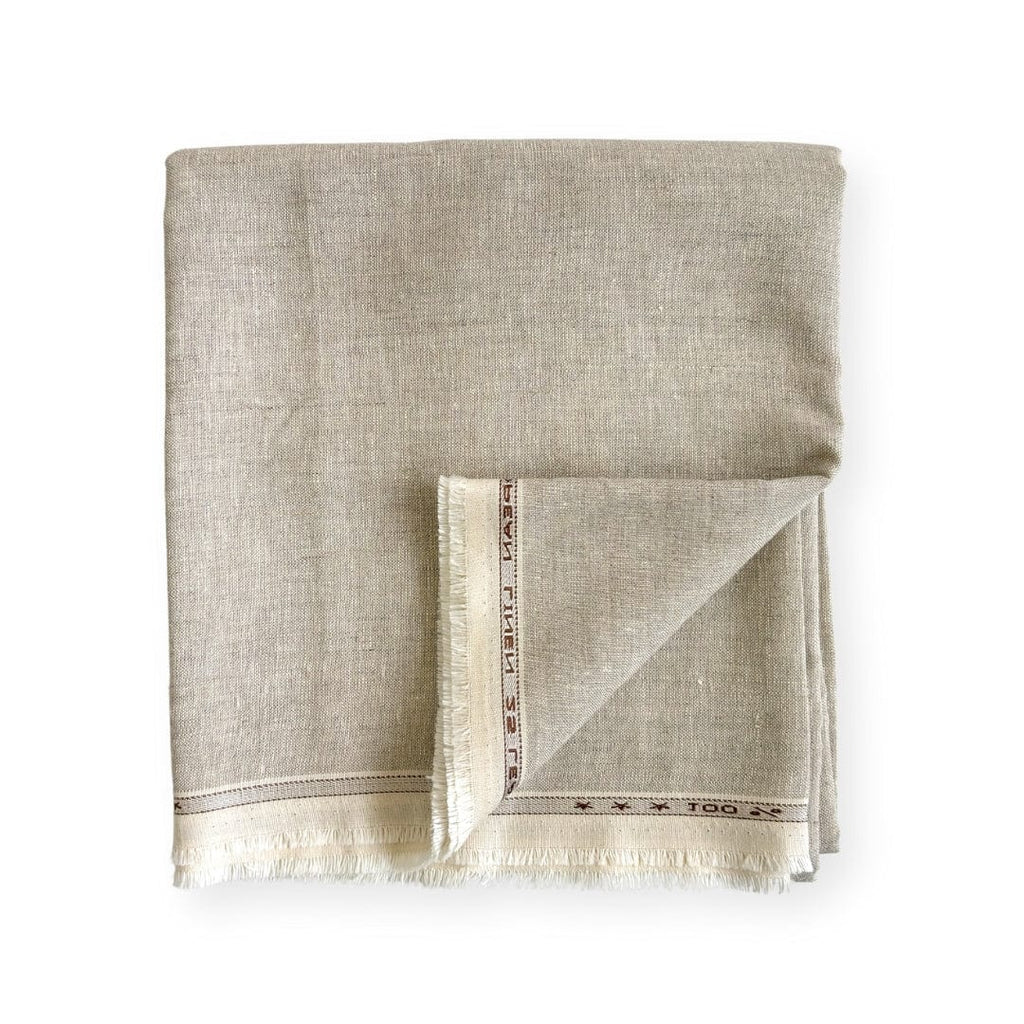 Natural Grey 25 LEA Linen Fabric