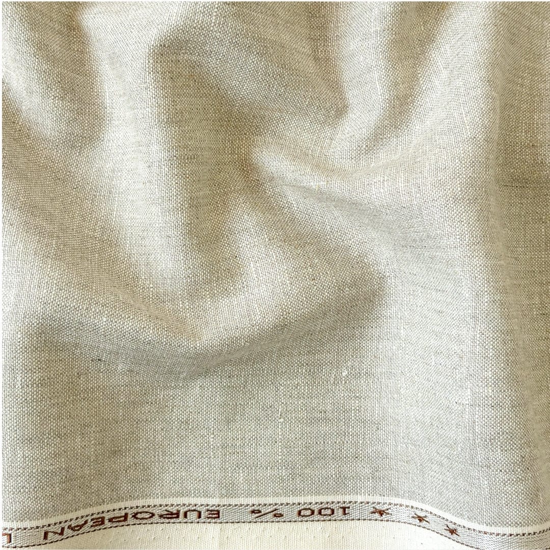Natural Grey 25 LEA Linen Fabric