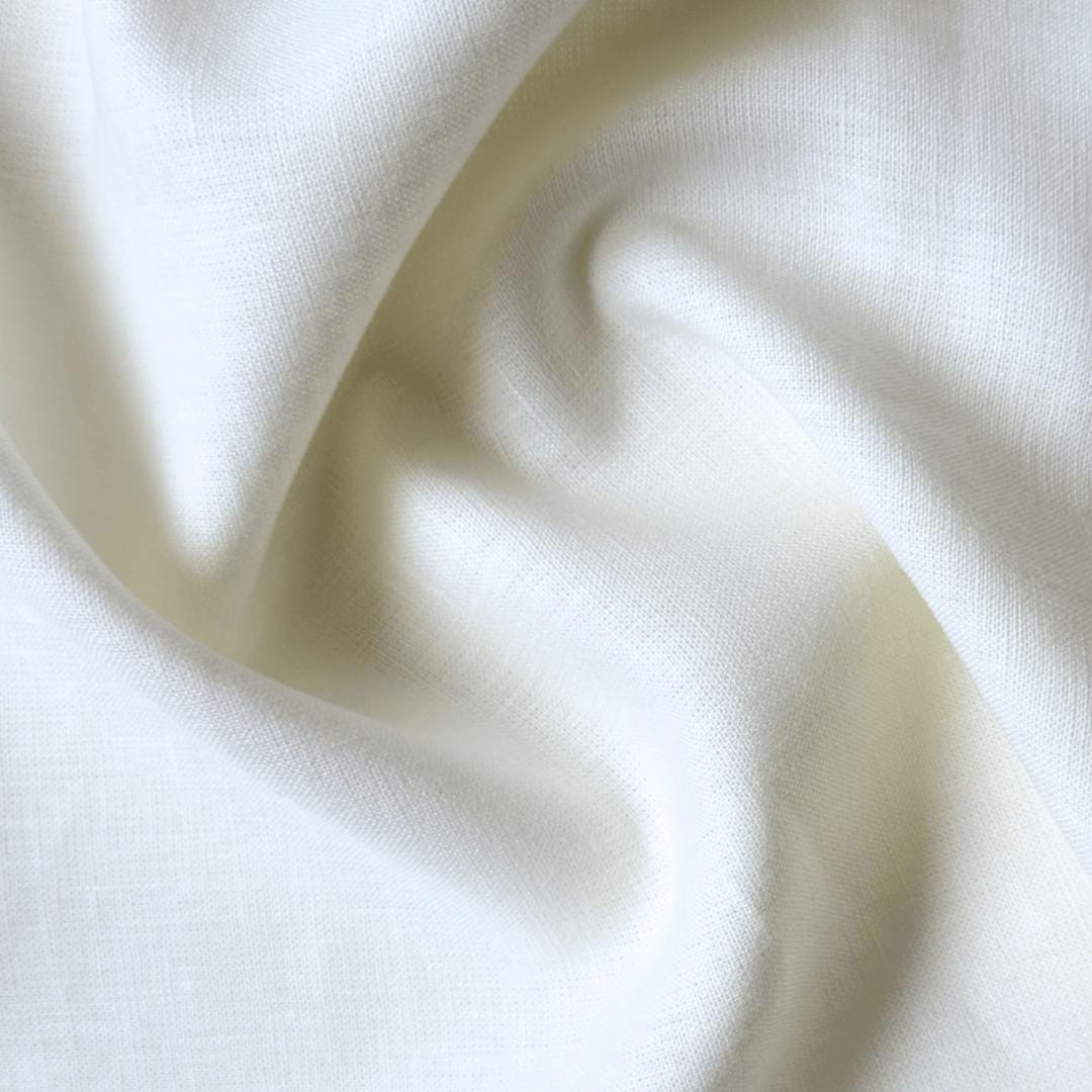Off-White 25 LEA Linen Fabric