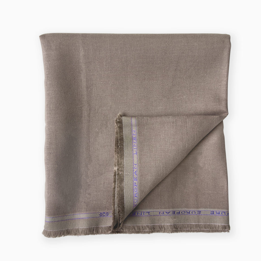 Rose Brown 25 LEA Linen Fabric