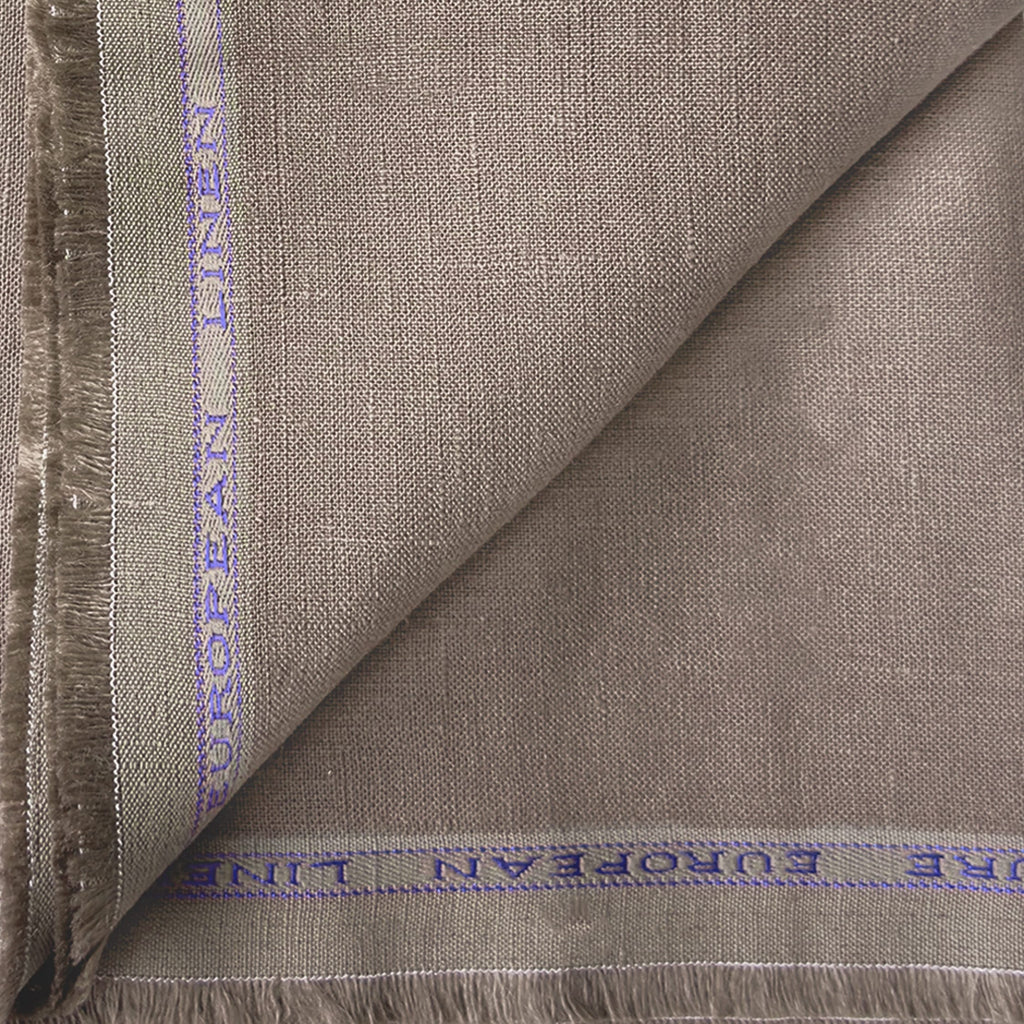 Rose Brown 25 LEA Linen Fabric