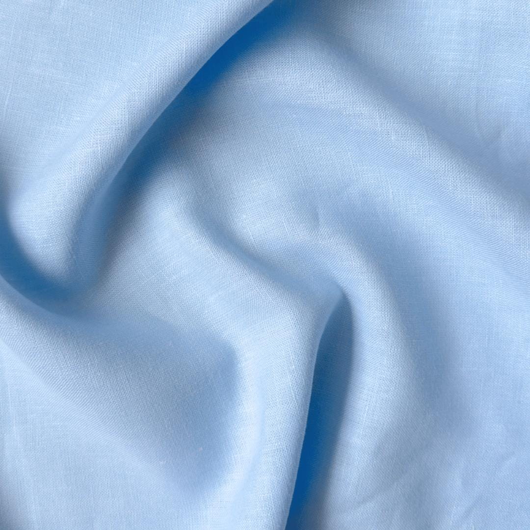 Sky Blue 25 LEA Linen Fabric